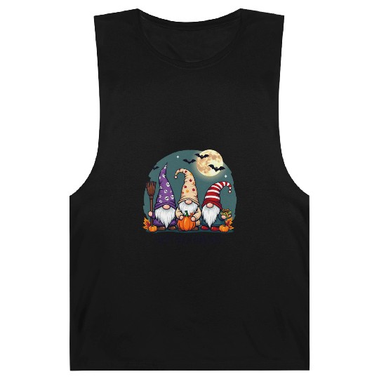 Happy Hallothanksmas Gnomes Celebration with Bats Barnard Tanks