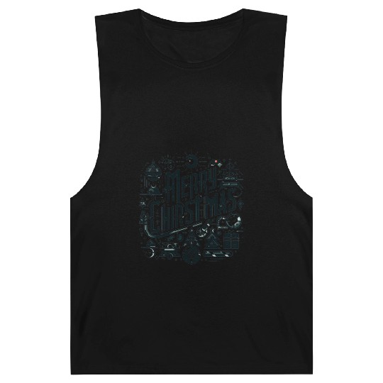 Let It Snow: Merry Christmas Glow Barnard Tanks