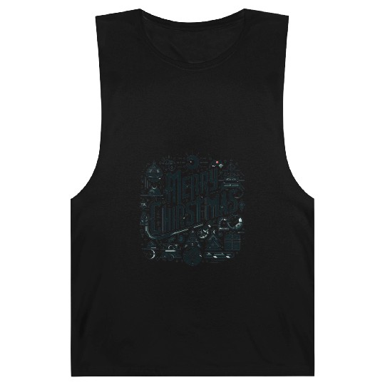 Let It Snow: Merry Christmas Glow Barnard Tanks