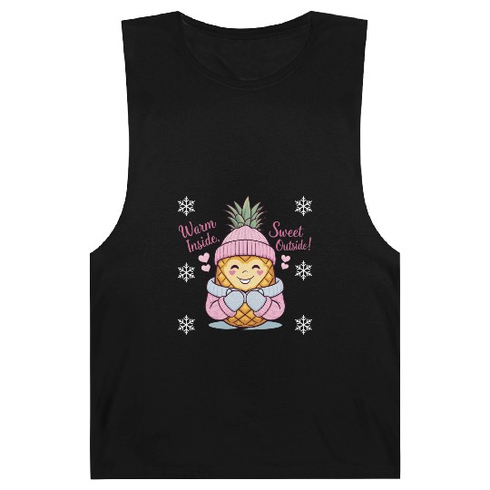 Cozy Pineapple “Warm Inside, Sweet Outside” Barnard Tanks