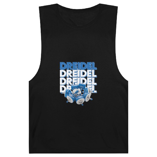 Spinning Dreidels Hanukkah Fun Barnard Tanks