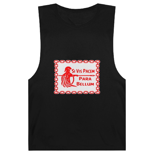 Spartan Si Vis Pacem Para Bellum LIKE US ON FB #U Barnard Tanks