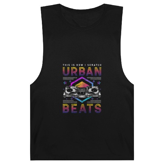 Disc Jockey Melody Crowd Vinyl Barnard Tanks
