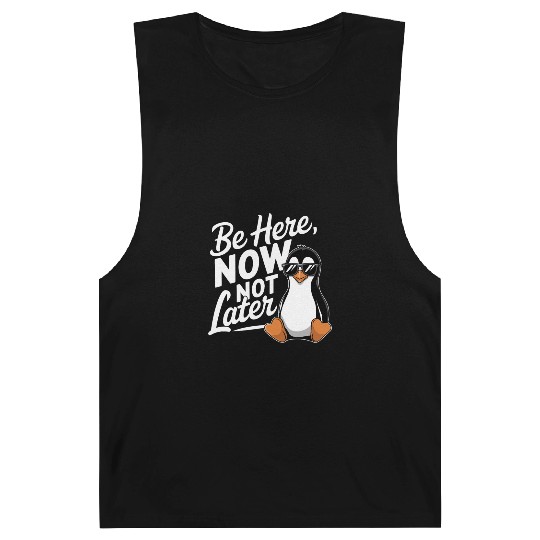 Be Here Now Not Later Mindfulness Vibes Barnard Tanks