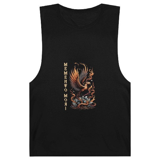 Memento Mori Phoenix Rebirth Fire Art Design Barnard Tanks
