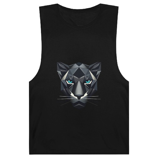 Geometric Black Panther - Power and Elegance Barnard Tanks