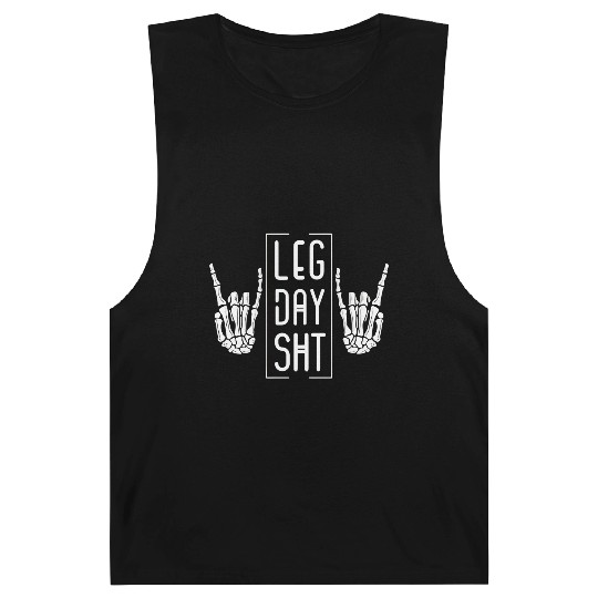 Workout for Leg Day Sh t Pump Cover Gym Gift Barnard Tanks