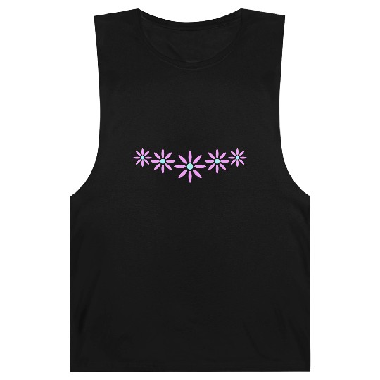 Many Pretty Daisy Flowers Decorative Nature Design Barnard Tanks