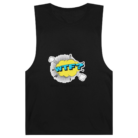 WTF Wine Turkey Family Funny Thanksgiving Barnard Tanks