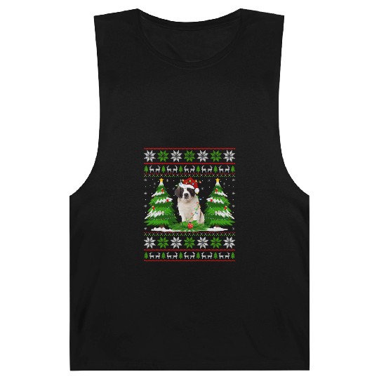 Saint Bernard Dog Christmas Tree Lights Barnard Tanks