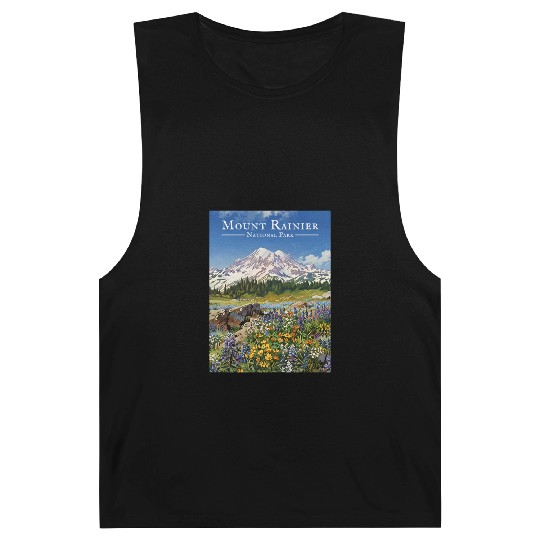 Mount Rainier Paradise Meadows Barnard Tanks