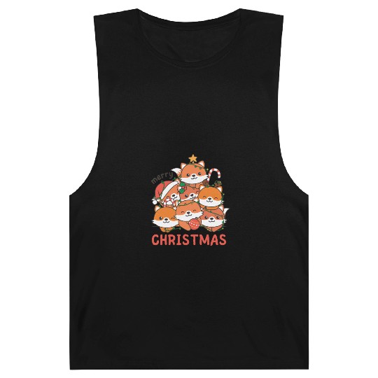 Fox Christmas Tree Merry Christmas Barnard Tanks