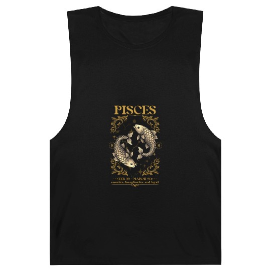 Pisces Zodiac Sign Barnard Tanks
