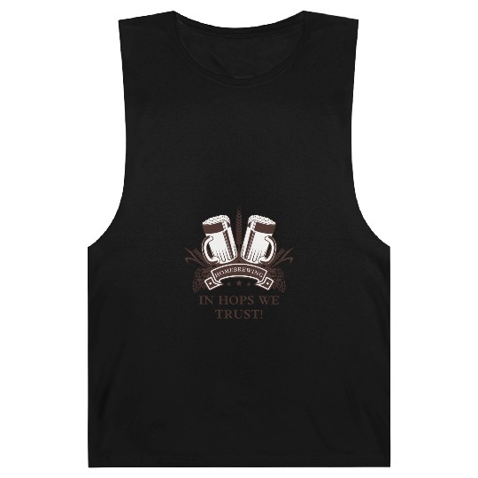 In Hops We Trust Brown Barnard Tanks