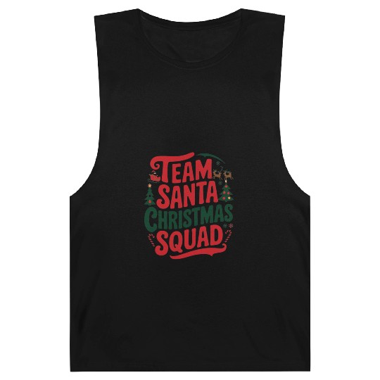 Team Santa Christmas Squad Festive Holiday party Barnard Tanks
