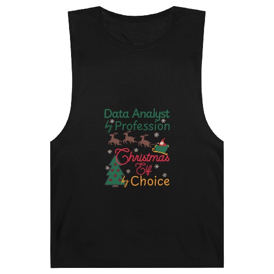 Data Analyst Christmas Xmas Elf Data Science Barnard Tanks