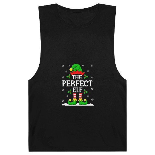 The Perfect Elf Christmas Barnard Tanks