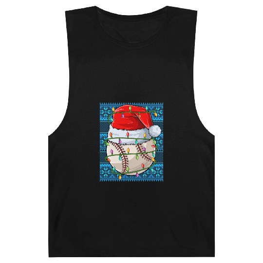 Baseball Christmas Lights Barnard Tanks