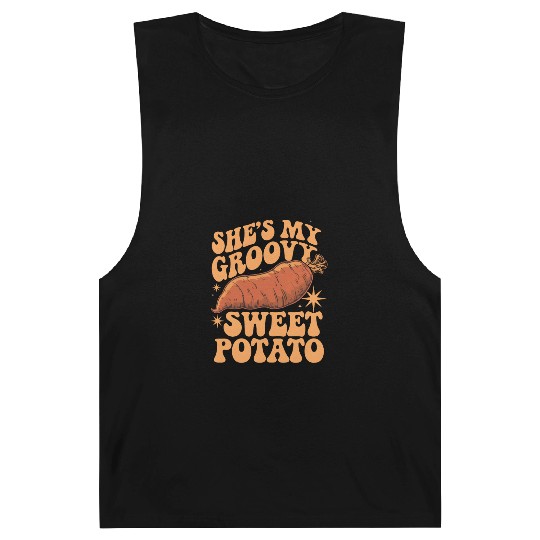 She's my Groovy Sweet Potato Barnard Tanks