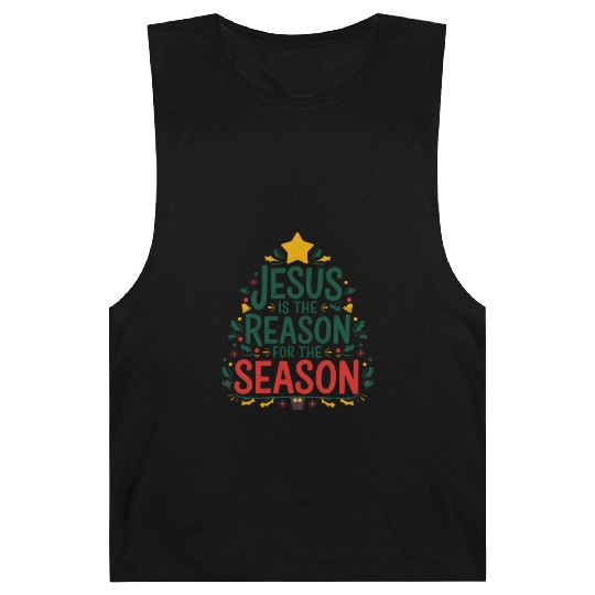 Jesus is the Reason for the Season - Christmas Barnard Tanks