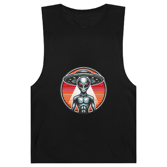 Grey Alien on Mars Barnard Tanks