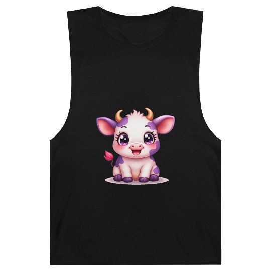 blueberry cow Gift unique Barnard Tanks