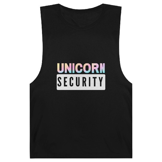 Unicorn Security - Mom Dad Daughter Adult Kids Barnard Tanks