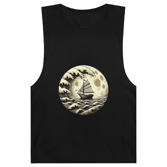 Vintage Sailboat Monohull Tsunami Storm Barnard Tanks