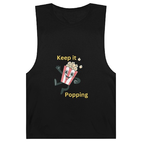 Keep it popping! Popcorn Character! Barnard Tanks