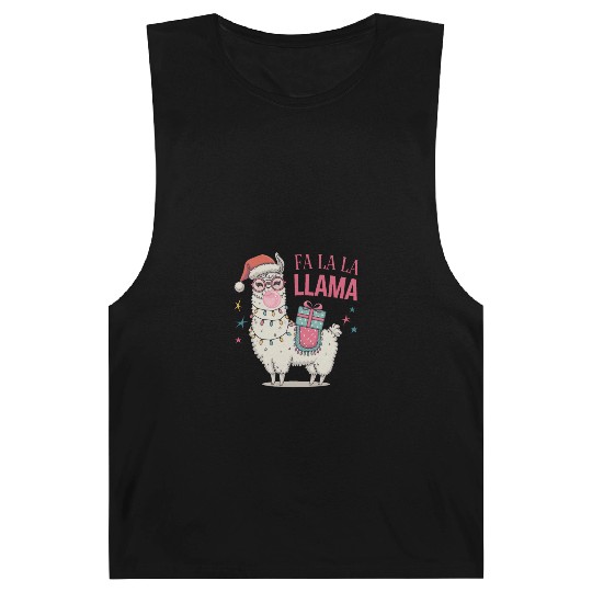 Christmas Llamas, Fa La La Llama Barnard Tanks