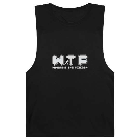 Wtf Wheres The Finish Funny Running Barnard Tanks