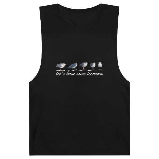 seagull icecream sea beach Barnard Tanks