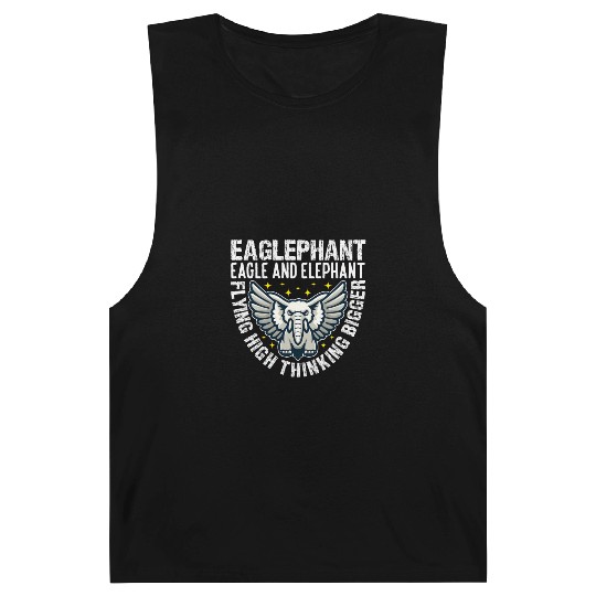FLYING HIGH THINKING BIGGER - EAGLE AND ELEPHANT Barnard Tanks