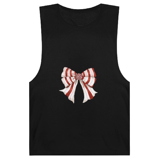 Christmas Coquette Bow, Cute Christmas Barnard Tanks