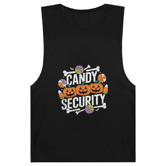 Candy Security Halloween Barnard Tanks