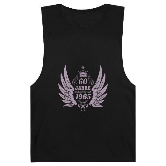 60 years unique since 1965 angel wings Barnard Tanks