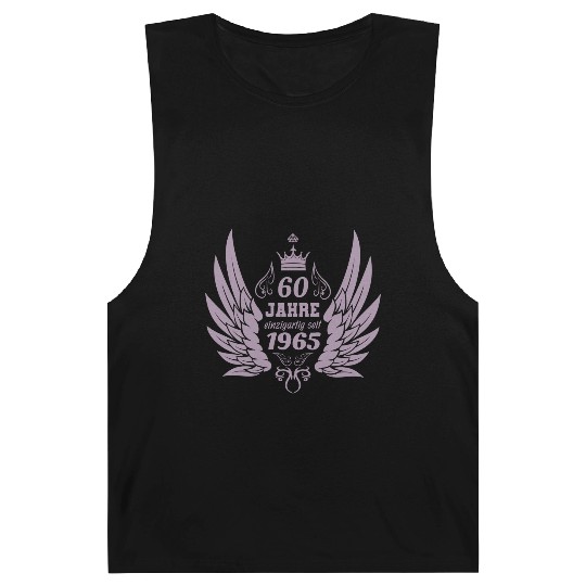 60 years unique since 1965 angel wings Barnard Tanks