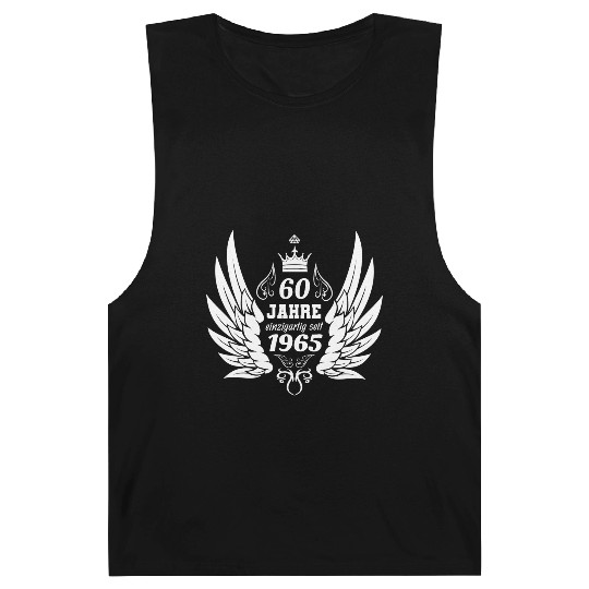 60 years unique since 1965 angel wings Barnard Tanks