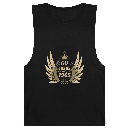 60 years unique since 1965 angel wings Barnard Tanks