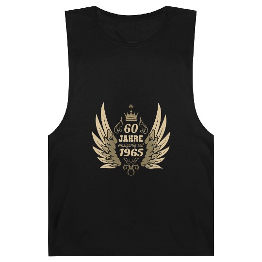 60 years unique since 1965 angel wings Barnard Tanks