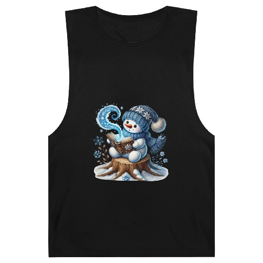 Snowman Christmas, Merry Christmas Barnard Tanks