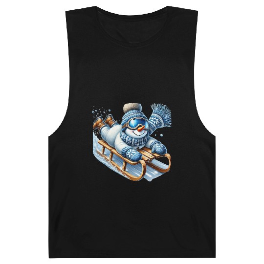 Snowman Christmas, Merry Christmas, Snowman Winter Barnard Tanks
