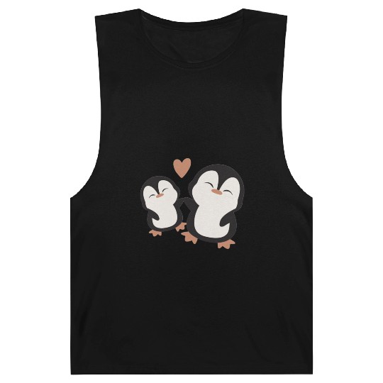 Brown Flat Illustrative Newborn Barnard Tanks