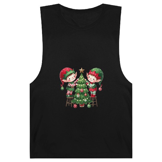 Merry christmas, Christmas Retro Barnard Tanks