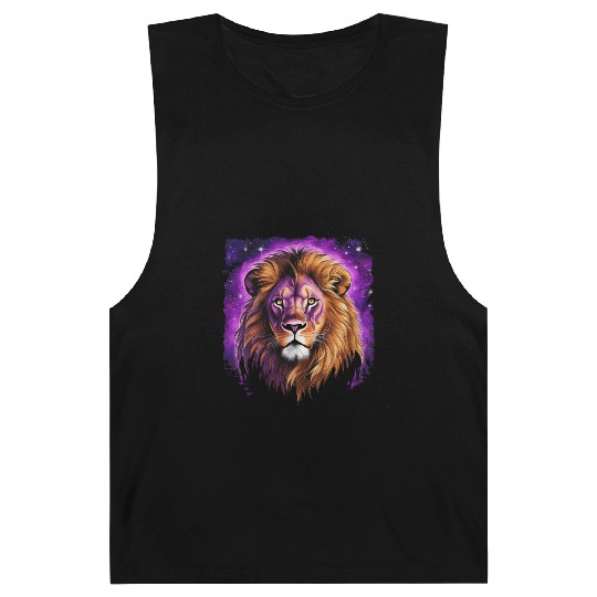 Starry Night Barnard Tanks design of lion Rembrandt style