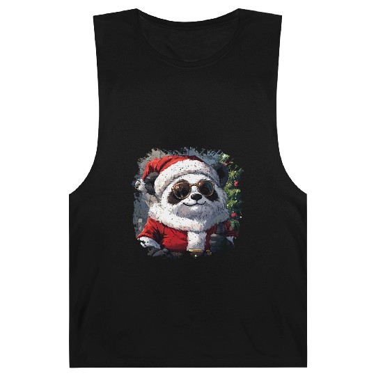 Panda Santa Claus Barnard Tanks
