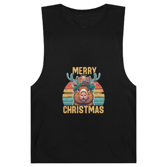 Funny Guinea Pig Christmas Barnard Tanks