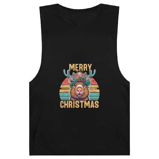 Funny Guinea Pig Christmas Barnard Tanks