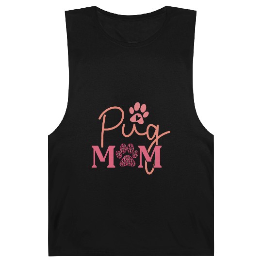 Pug Mom Barnard Tanks Dog Lover Valentines Day For Dog Mom