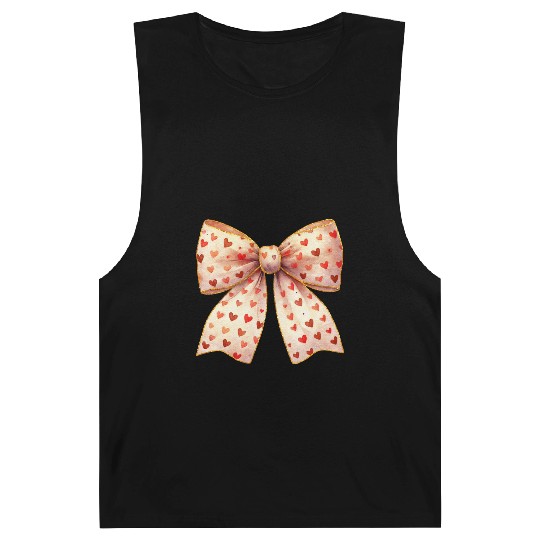 White Bow Heart, Retro Valentine Barnard Tanks